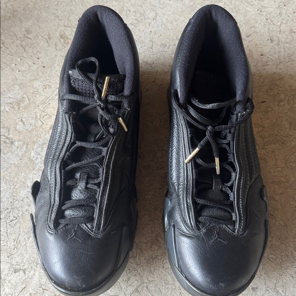 Nike air Jordan retro 14 DMP black and gold basketball shoes main image 9